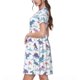 thumbnail image 2 of Disketp Dinosaur para Vestido de Manga Corta para Mujeres, Vestidos de Verano para Mujeres, Casual y Holgado para la Playa, 2 of 6