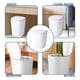 thumbnail image 4 of Fiudx Ofertas relámpago Tapa de apertura y cierre silencioso, bote de basura, baño, dormitorio, oficina, dormitorio, espacio pequeño, papelera de reciclaje, 4 of 7
