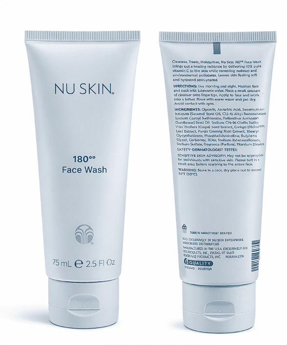 Nu Skin Nuskin 180 Face Wash Cleanser Sealed 2.5fl oz 75ml (Single Tube)