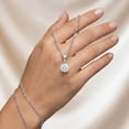 thumbnail image 4 of Rosec Jewels IGI Certified Lab Grown 2 Carat Diamond Pendant - with Chain - E-VS1 Quality - Gift for Special Person, 18K Yellow Gold, 4 of 8
