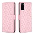 thumbnail image 1 of Case for Samsung Galaxy S20 6.2 inch,Elegant PU Leather Folio Flip Wallet Case with Card Holster Stand Kickstand Magnetic Closure Shockproof Phone Cover for Samsung Galaxy S20,Pink, 1 of 8