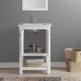 thumbnail image 4 of Fresca Manchester 24" White Traditional Bathroom Vanity, 4 of 8