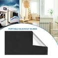 thumbnail image 7 of Armscye 78" x 57" Full Blackout Shades for Bedroom, Portable DIY Window Blinds with Stickers and Tabs, Soft Tape, No Drill Window Shades Blackout Blinds for Baby Nursery, Travel, Dorm Room, 7 of 7