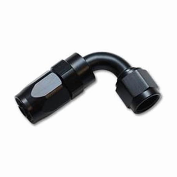 21906 90 Degree Hose End Fitting Size -6 An, Black