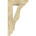 thumbnail image 3 of Ekena Millwork 4"W x 16"D x 28"H Funston Slat Rough Sawn Bracket, Douglas Fir, 3 of 4
