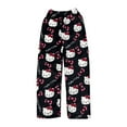 thumbnail image 1 of Pantalon de Pyjama, Pantalon Chat Rose Y2K, Pantalon de Pyjama Mignon Hello kitten pour Femmes, Pantalon de Pyjama Kawaii pour Enfants, Pantalon de Pyjama Chat Été, 1 of 2