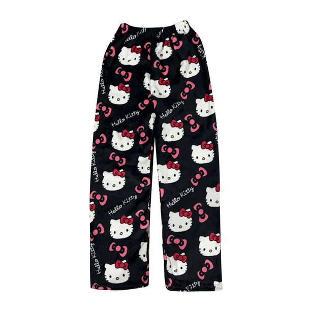 Mejor belleza Pantalones de pijama de forro polar ultrasuave para mujer, para invierno, suave, largo, para mujer, pijama, regalo