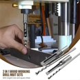 thumbnail image 2 of 8Pcs Woodworking Square Hole Drill Bits,Wood Mortising Chisel,Square Hole Mortising Chisel Drill Bit for Mortising, 2 of 5
