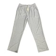 thumbnail image 4 of Klisyaur Men's Cotton Linen Pants Summer Straight Leg Loose Solid Color Vacation Beach Lounge Pant with Pockets, 4 of 7