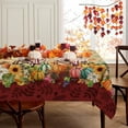 thumbnail image 1 of Fall Tablecloth, Fall Tablecloths for Rectangle Tables, Fall Table Cloths Rectangle 60 x 102 Inch, Autumn Pumpkin Thanksgiving Tablecloth, 1 of 5