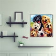thumbnail image 2 of Graflsoa 5D DIY Diamond Painting Kit - Create Your Own Pet Dog Artwork with Resin Rhinestones, 12x12 Inch Canvas, Includes Tools for Crafting Fun, 2 of 5