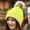 Yellow, variant on Dyfzdhu Women Winter Warm Knitted Cute Rabbit F-Ur Ball Yarn Hat Brown