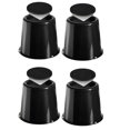 thumbnail image 1 of YQHWQ Cadre de Lit Rond Ensemble de Rangement 4 Pcs 4 Pouces Mobilier Élévateur, 1 of 5