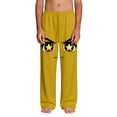 thumbnail image 4 of Soft Boys Pants Novelty Eyes Print Yellow Elastic Waist Casual Sweatpants for Kids with Pockets Funny Lounge Bottoms Youth,Size 6 T, 4 of 9