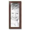 thumbnail image 2 of ArtToFrames 9" x 24" Honors Mahogany with Gold Picture Frame, 9x24 inch Brown Wood Poster Frame (WOM-5156),  Pack, 2 of 7