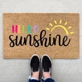 thumbnail image 2 of Yeetfub Summer Door Mat Entrance Doormats Front Door Mat Inside Hello Summer Door Mat Easy Clean Patio Porch Entryway Mat Coir Doormats for Outdoor Entrance Prime of Day Deals 16x24IN, 2 of 4