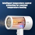 thumbnail image 4 of Dengmore Hair Dryer Powerful 850W Fast Drying Low Noise, 3 Heat Setting Negative Ionic Blow Dryer Household Hair Care Lightweight Travel Portable Hairdryer for Women Men, Hot, 4 of 9