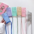 thumbnail image 2 of Funda tipo billetera a prueba de golpes para Samsung Galaxy, cubierta transparente con cordón, S23, S22, S21, Ultra, S20 FE, Note 10, 20 Plus, A12, A13, A32, A52, A72 Fivean unisex, 2 of 2