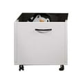 thumbnail image 2 of 20 Inch Multipurpose Storage Box with Caster Wheels Set of 2 White, 2 of 7