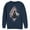 Navy Blue, variant on Men's Batman Caped Crusader Prism Sweatshirt Navy Blue Large