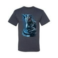 thumbnail image 2 of Wild Bobby, Werewolf Woods in the Night Scary Horror, Pop Culture, Men Graphic Tees, Vintage Heather Navy, 5XL, 2 of 3