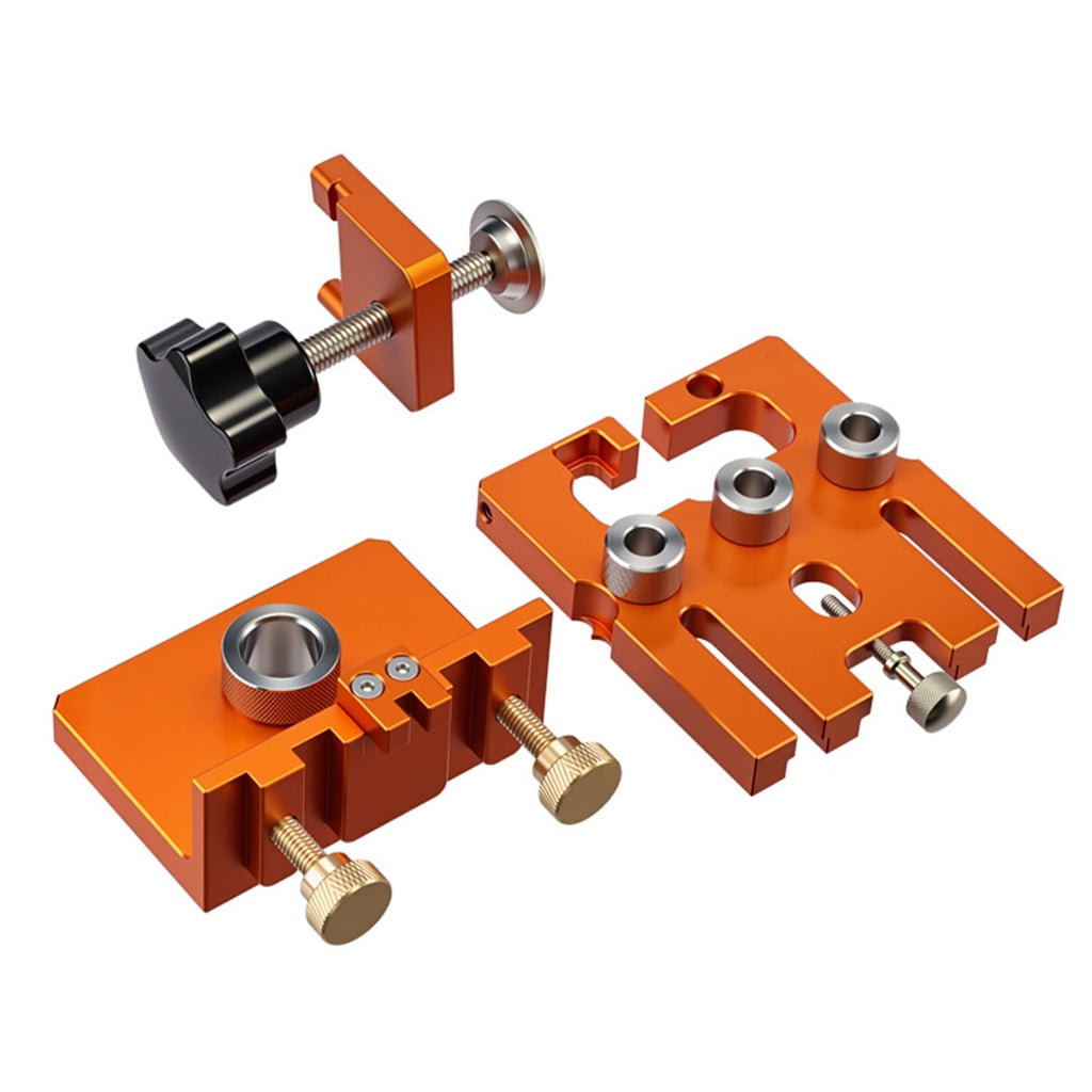 PatungKu Clear Scale Hole Punching Locator Aluminum Hole Drilling Jig MultiFunction