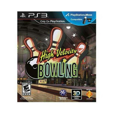 High Velocity Bowling PS3 Video Game Sony (Best Rated Ps3 Games)