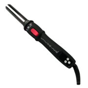 EZ Curler Set Bundle Rotating 1 Tourmaline Cylinder Adjuztable Digital Temperature with Holder