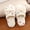 Beige, variant on New Indoor Home Slippers Cotton Fabric Slippers Home Slippers Couples Wooden Floor Slippers For Women Girls