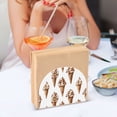 thumbnail image 3 of Yayeee Napkin Holder for Table Kitchen Paper Tissue Organization, Brown Ice Cream Pattern, 3 of 8