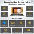 thumbnail image 3 of DELL Latitude 5550 15.6" FHD Business AI Laptop, Intel Ultra 7 155U(12-Core, up to 4.8 GHz), 32GB DDR5 RAM, 1TB SSD, WiFi 6, Bluetooth, Backlit Keyboard, Fingerprint Reader, Windows 11 Pro, 3 of 5