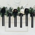 thumbnail image 2 of Wironlst 12Pcs Velvet Christmas Bows Large Vintage Velvet Bows for Christmas Tree, Garland Staircase Wreaths Holiday Xmas Decorations (Black), 2 of 11