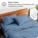 thumbnail image 3 of Bare Home Juego de Fundas de Almohada Colección Premium 1800, Doble Cepillado, Ultra Suave, Tamaño Estándar, Azul Corona, 2 Unidades, 3 of 7