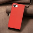 thumbnail image 6 of Allytechgroup Wallet Case for iPhone 16e, PU Leather Case with Credit Card Slot Magnetic Closure Floral Cutout Shockproof Protective Back Cover for iPhone 16e, Red, 6 of 9