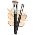 thumbnail image 1 of Under Eye Concealer Brush & Foundation Brush for Liquid Makeup, 2PCS Dense Synthetic Angled Kabuki Blending Makeup Brush, for Liquid, Cream and Setting Powder, 1 of 6