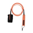 thumbnail image 2 of Siruishop Surfboard Leash Fishboard Safety Leash Raft Kayak Rope Strong Surf Foot Rope Orange 6Ft, 2 of 8