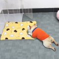 thumbnail image 1 of 2 Pcs Lit de Sommeil pour Chien et Chat Imprimé Duck Coussin Tapis Chaud pour Chenil, 1 of 10
