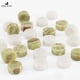 thumbnail image 2 of Set de figuras a cuadros Radicaln Marble Checker de 3 cm, color blanco y verde, 2 of 6