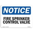 thumbnail image 1 of SignMission OS-NS-A-1824-L-12663 18 x 24 in. OSHA Notice Sign - Fire Sprinkler Control Valve, 1 of 1