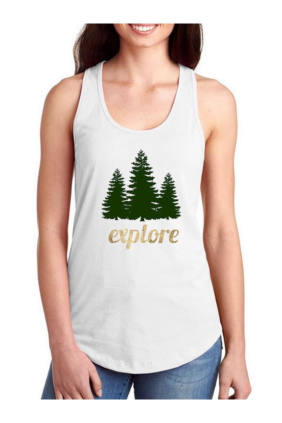 Golden Quote X Racerback Tank Women -Anna Hambly Designs, Female XX-Large