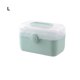 thumbnail image 4 of Inteprter Caja de almacenamiento de medicamentos hecha de PP, contenedor de botiquín de plástico resistente y duradero, fácil de usar Almacenamiento y organización del hogar luz grande, 4 of 6