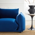thumbnail image 7 of Modway Copious Performance Velvet Armchair in Navy, 7 of 7