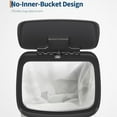 thumbnail image 4 of Garvee 13.21 Gallon Step-on Trash Can for Kitchen, with Liner Rim & Soft Close Plastic Lid, White, 4 of 9