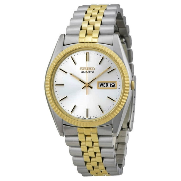 Seiko Men's Day/Date Dress Two-tone Stainless Steel Watch SGF204