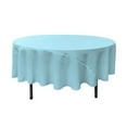 thumbnail image 1 of LA Linen TCpop90R-TurquoiseLgtP40 Nappe en Popeline de Polyester Turquoise Clair - 90 in. Round, 1 of 2