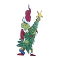 thumbnail image 2 of Navidad Grinch Yard Signs with Stakes Merry Navidad Wooden Card Decoration Outdoor Plug-in Garden Grinch Card for Navidad Xmas Party Supplies, Lawn, Garden Yard Decor, 2 of 7