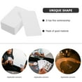 thumbnail image 2 of 100Pcs DIY Blank Cards Student Empty Cards Double-side Solid Color Word Cards Poker Cards, 2 of 6
