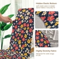thumbnail image 5 of Yayeee 2 Pack Dining Chair Covers Stretch Parson Chairs Slipcovers Seat Protector, Small Colorful Flower, 5 of 6