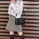 thumbnail image 5 of Bolso pequeño de lujo de cuero genuino bandolera con asa superior bolsos de hombro para mujer, 5 of 6