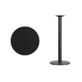 thumbnail image 3 of Flash Furniture 24'' Round Black Laminate Table Top with 18'' Round Bar Height Table Base, 3 of 3